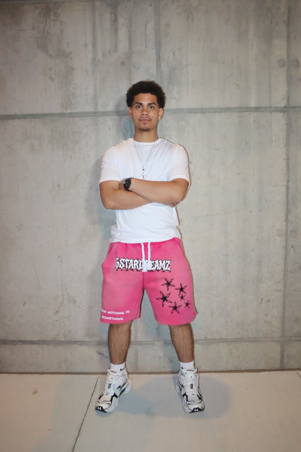 Pink Orbit Eclipse shorts